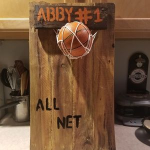 Signs made from pallets